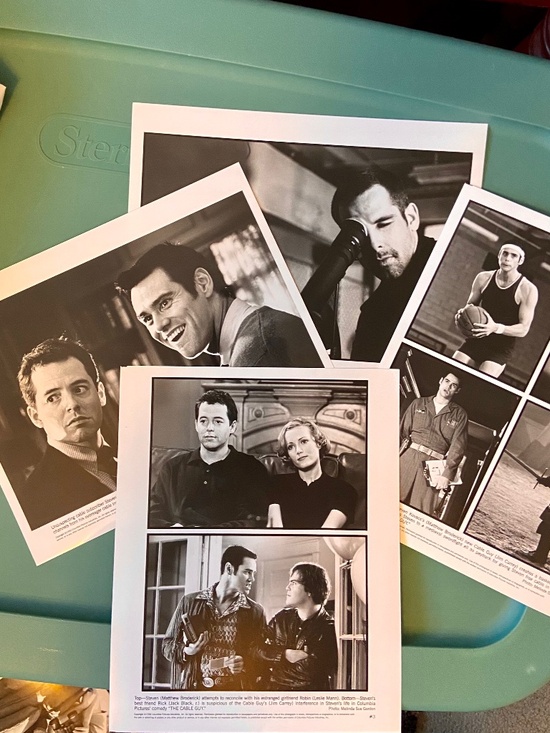 Hollywood Other - Cable GUY jim carrey mathew broderick stock photos promo x4